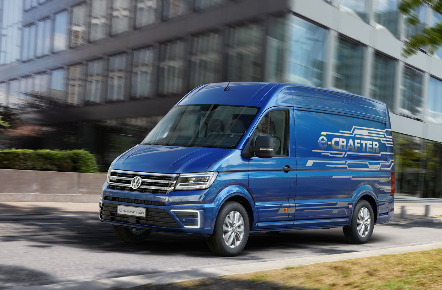 Volkswagen e-Crafter concept previews electric van future