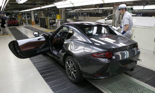 Mazda MX-5 RF production commences, in Australia Q1 2017