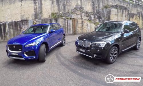 Jaguar F-PACE 30d vs BMW X3 xDrive30d: diesel SUV comparison (POV)