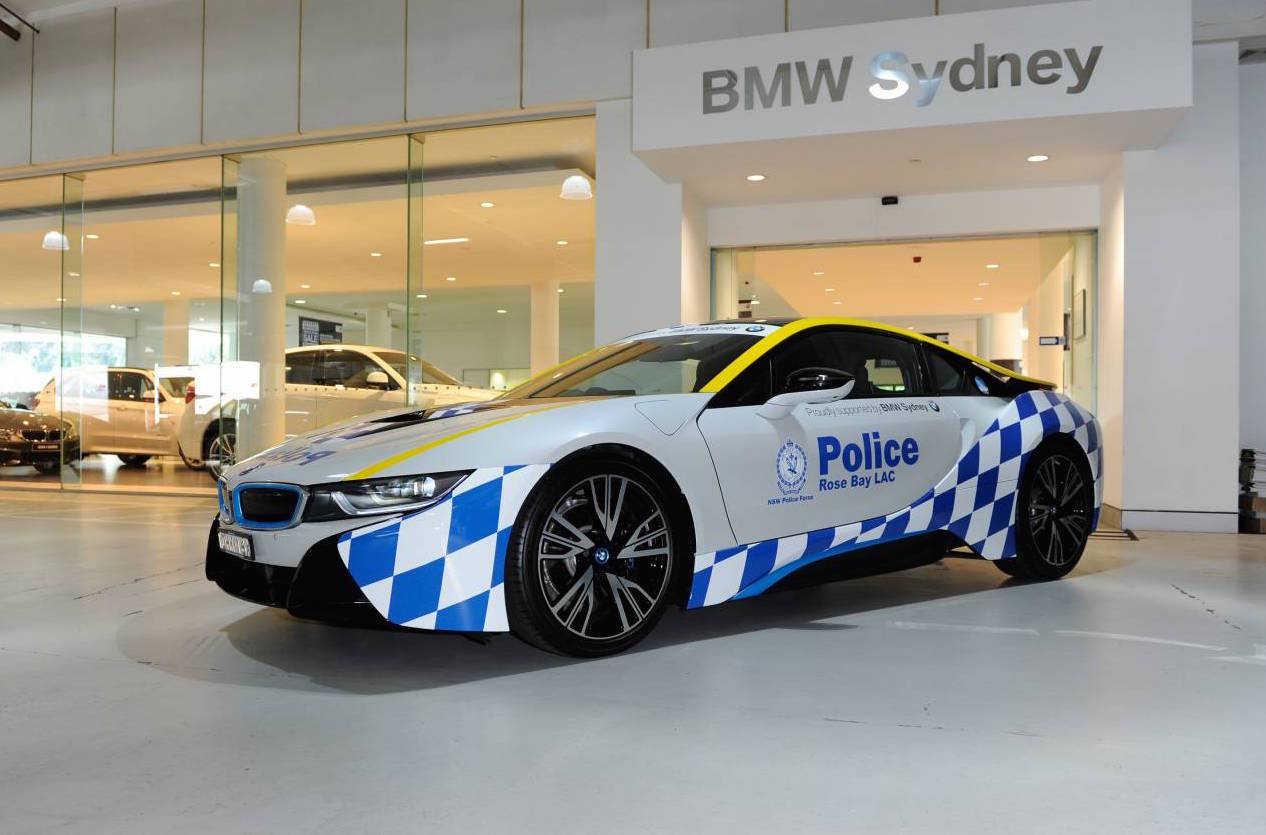 BMW i8 police car added to NSW promo fleet