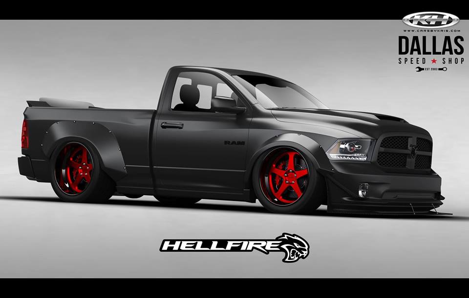 RAM 1500 Hellfire concept hits SEMA, features 527kW Hellcat engine