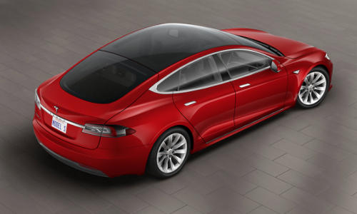 Tesla Model S P90D cut from range, full glass roof option added