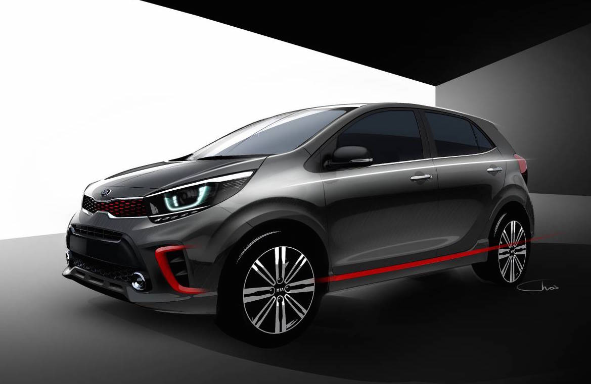 2017 Kia Picanto previewed with sporty new design