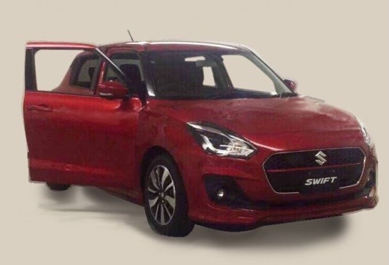 2017 Suzuki Swift spotted, reveals sharp new design