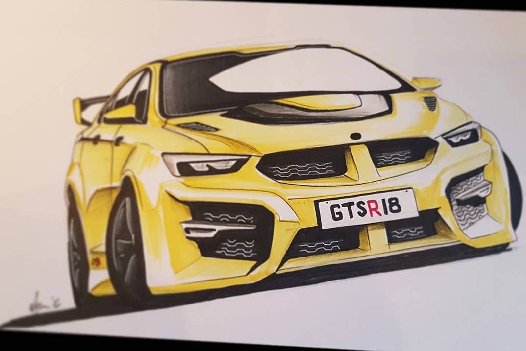 2018 HSV GTS rendered, based on new Holden NG Commodore