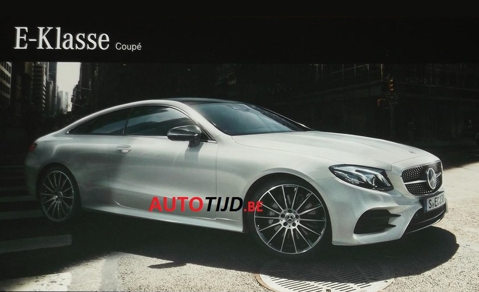 2017 Mercedes-Benz E-Class coupe revealed in brochure scans