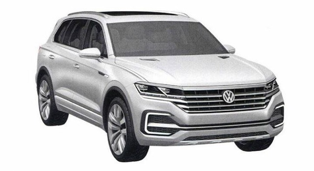 Is this the 2018 Volkswagen Touareg? Potential patent images surface online