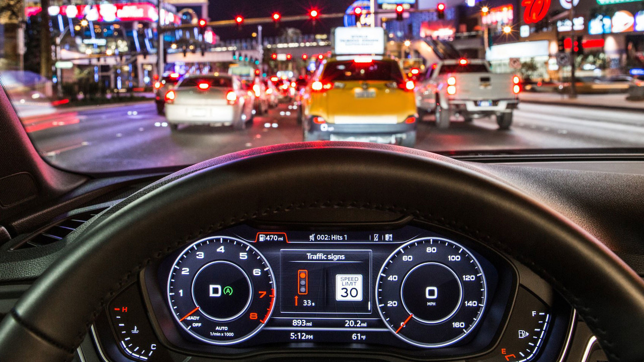 Audi debuts on-board traffic infrastructure communication tech