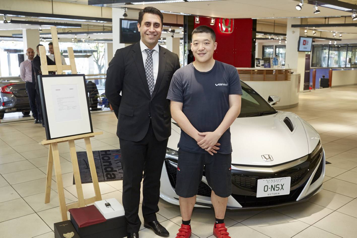 First Honda NSX customer in Australia takes delivery