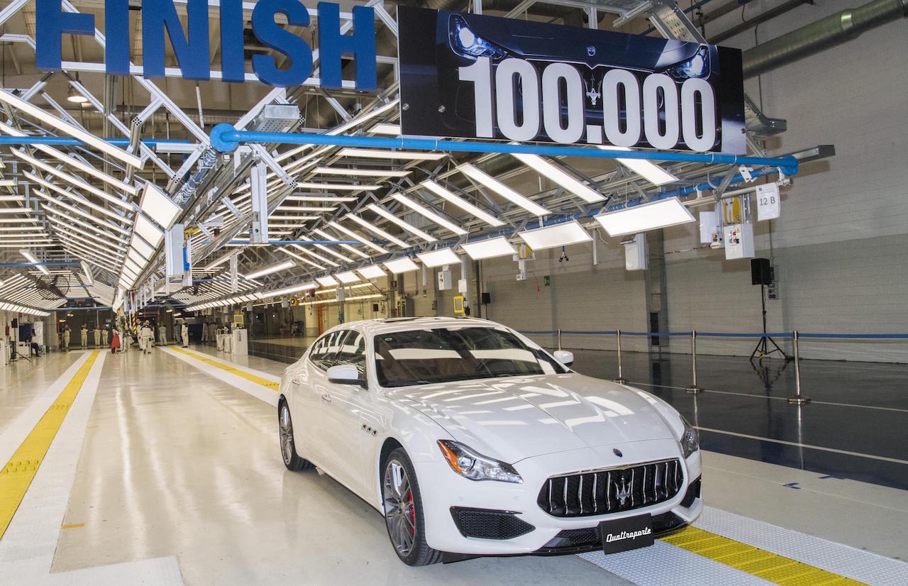 Maserati hits 100,000 production milestone at AGAP plant