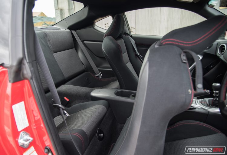 2017 Subaru BRZ-rear seats – PerformanceDrive