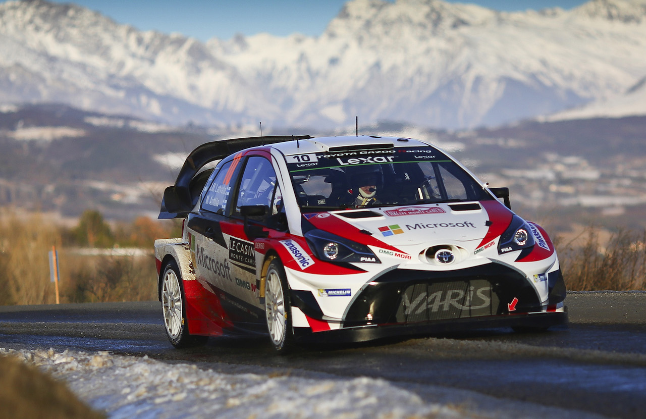 Toyota off to great start in 2017 WRC, 2nd at Rallye Monte Carlo