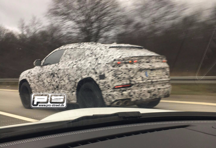 Lamborghini Urus prototype spotted with production body