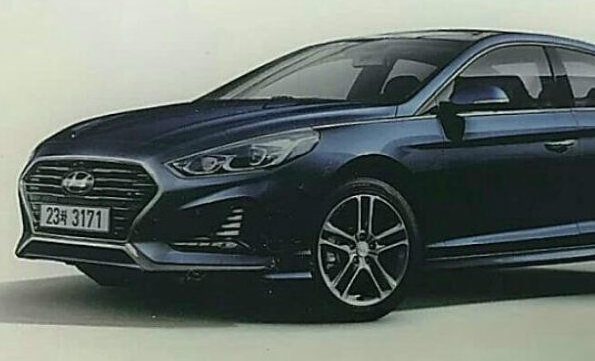 2018 Hyundai Sonata surfaces, gets new-look face