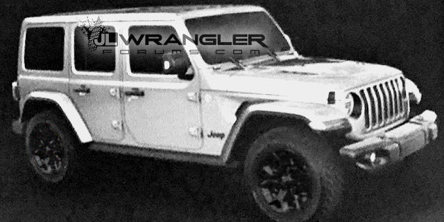 2018 Jeep Wrangler revealed in leaked images?