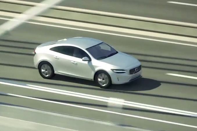 Volvo S40 small sedan design revealed via safety video?