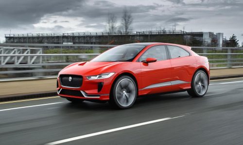 Jaguar I-PACE fully electric SUV hits the streets for first time