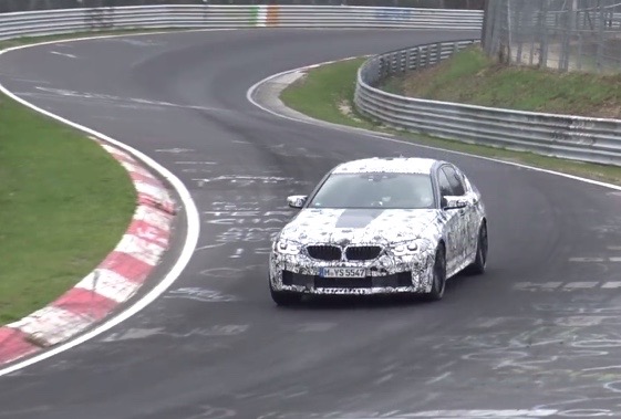 2018 BMW M5 spotted, looks quick at Nurburgring (video)