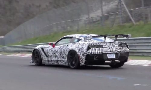 2018 Chevrolet Corvette ZR1 spotted, V8TT with DCT? (Video)