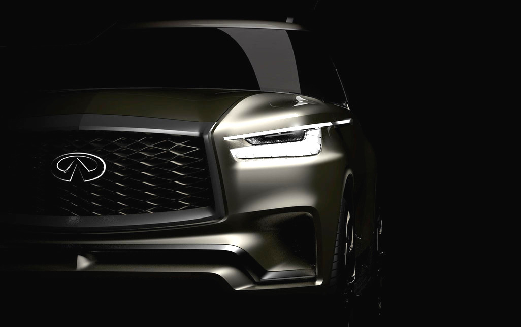 New-look Infiniti QX80 previewed, debuts at New York show