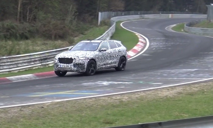 Jaguar F-PACE SVR V8 continues testing at Nurburgring (video)