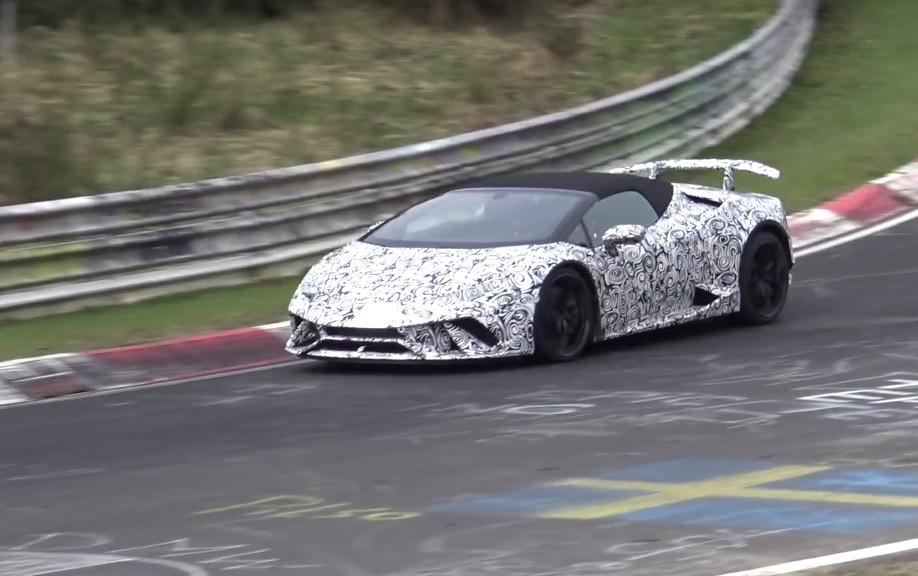 Lamborghini Huracan Performante Spyder confirmed? (Video)