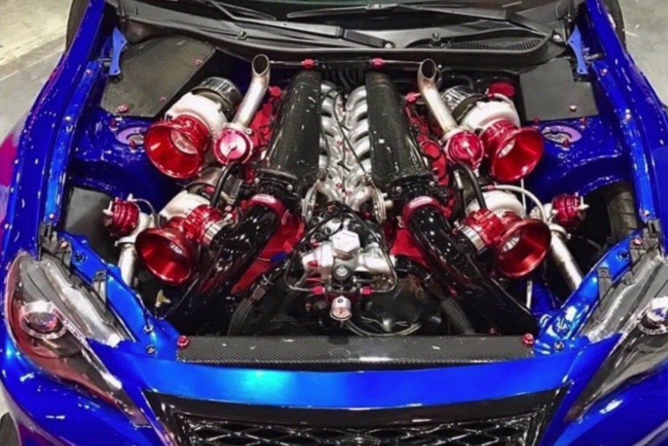 Toyota 86 gets quad-turbo 1GZ-FE V12 engine conversion (video)