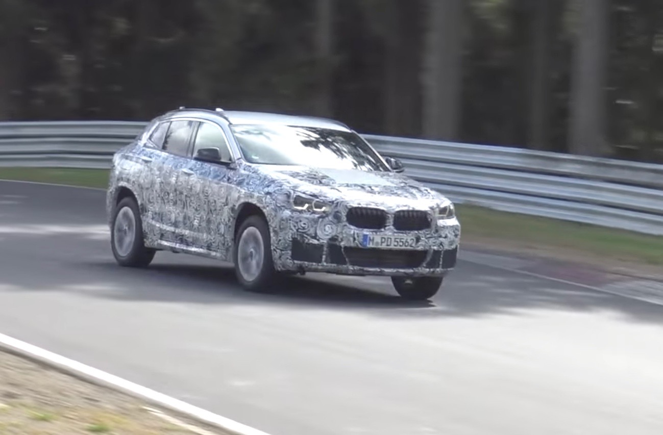 BMW X2 prototype spotted, previews new compact sporty SUV (video)