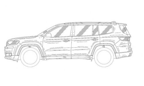 2019 Jeep Wagoneer patent images found, revealing new 7-seater design
