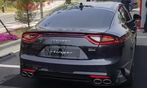 Kia Stinger engine sound showcased for first time (video)