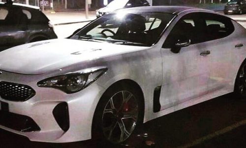 Kia Stinger spotted in Australia with prototype 2018 Sportage?