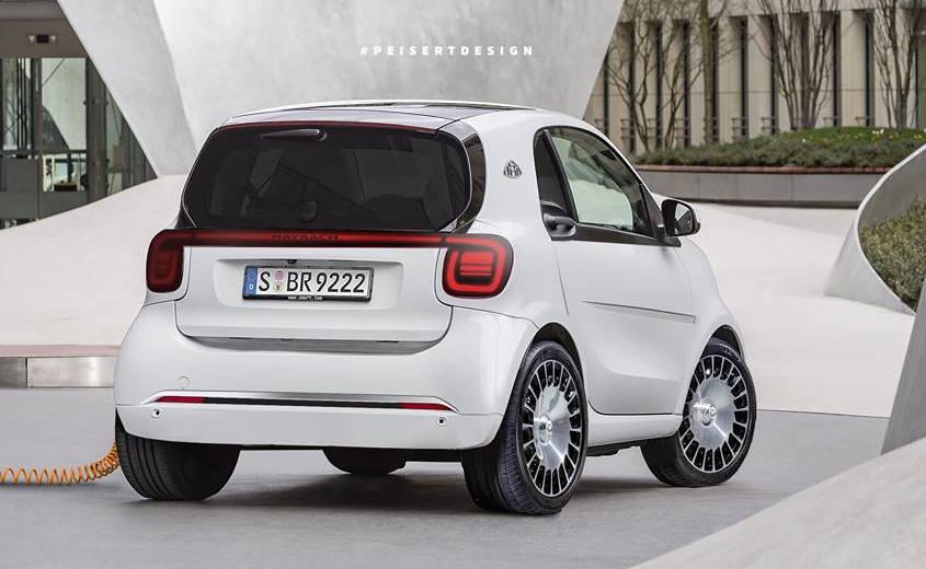 Maybach Smart Fortwo envisioned, shows potential?