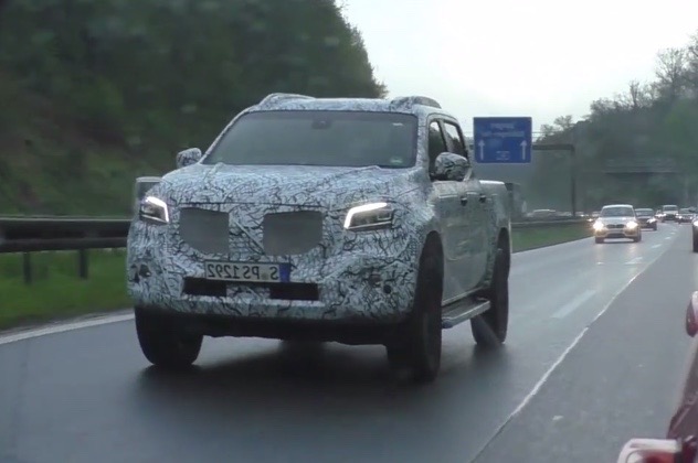 Mercedes-Benz X-Class ute spotted, production body? (video)