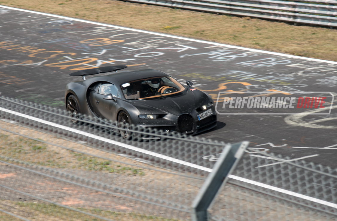 Bugatti Chiron spotted testing at Nurburgring (video)