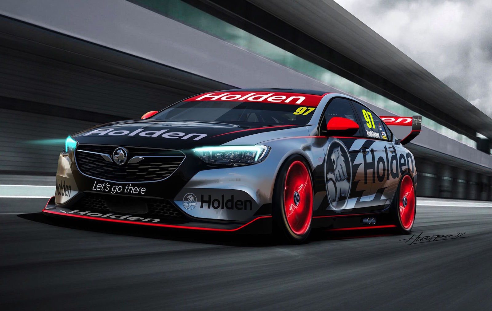 2018 Holden Commodore Supercar race car revealed