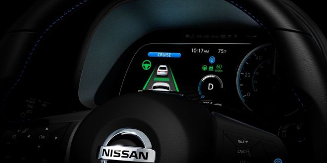 2018 Nissan LEAF previewed; interior, ProPilot (video)
