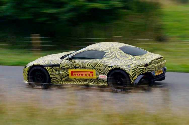 2018 Aston Martin Vantage previewed via prototype images - PerformanceDrive