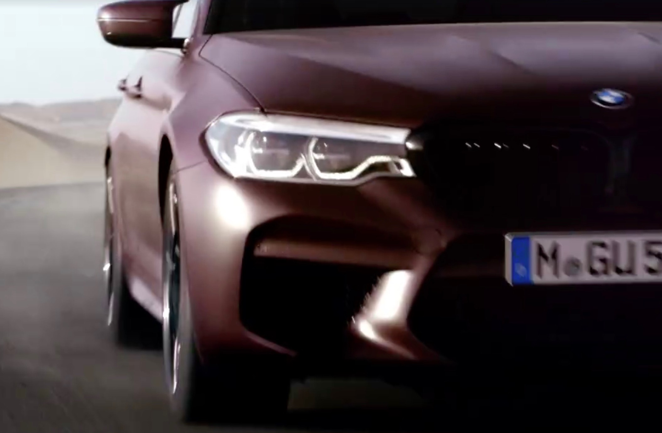 2018 BMW M5 previewed; First Edition, 10.5L/100km confirmed (video)