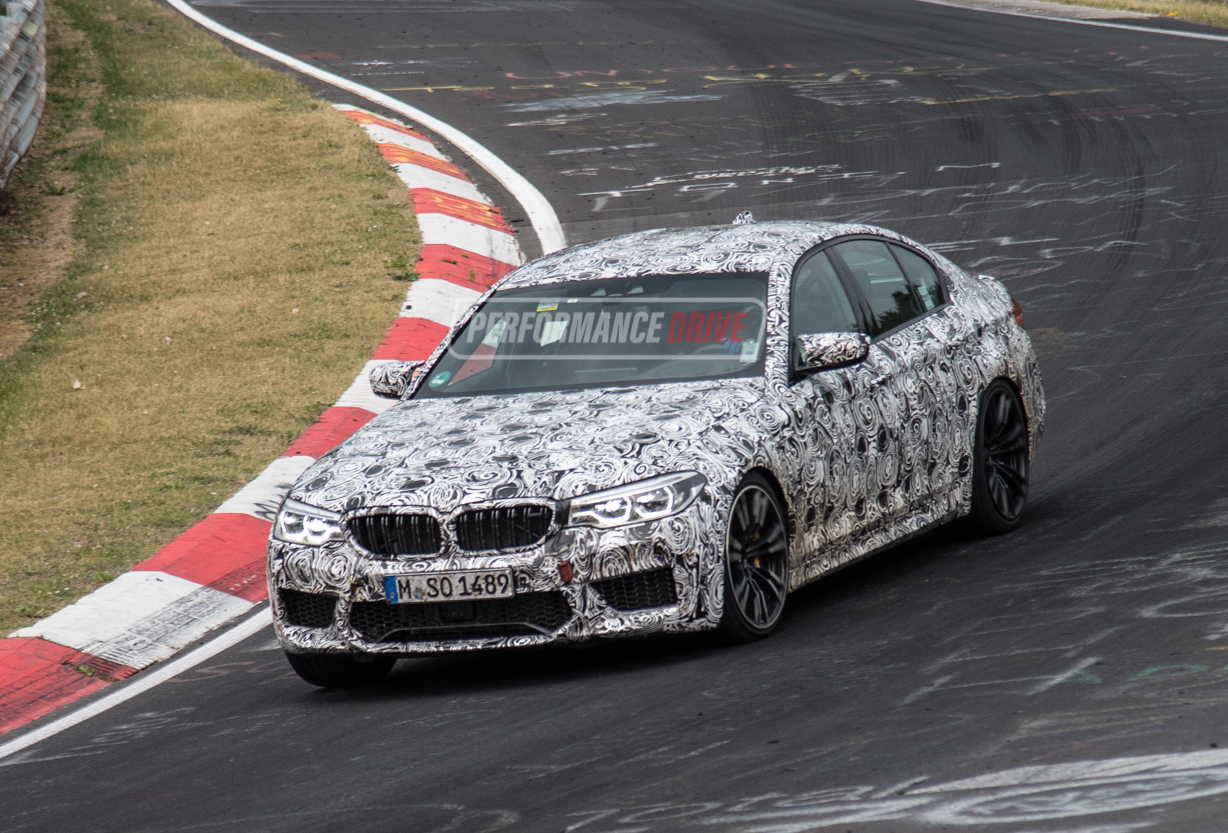 2018 BMW M5 prototypes continue testing at Nurburgring (video)