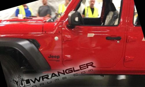 2018 Jeep Wrangler spied in factory, retains boxy design