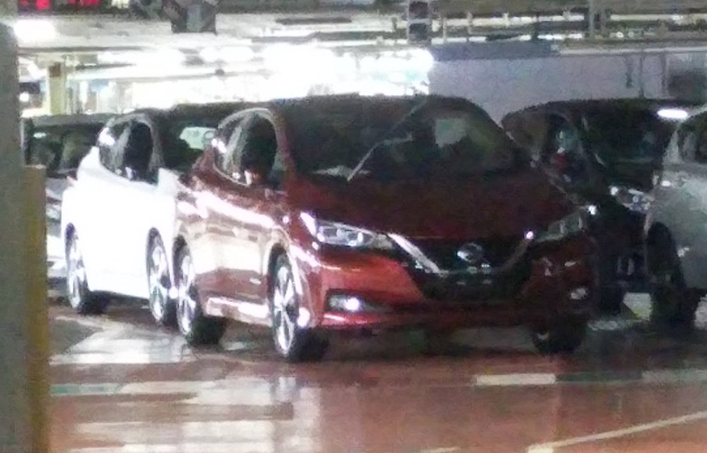 Nissan LEAF spotted again, 110kW AC motor confirmed