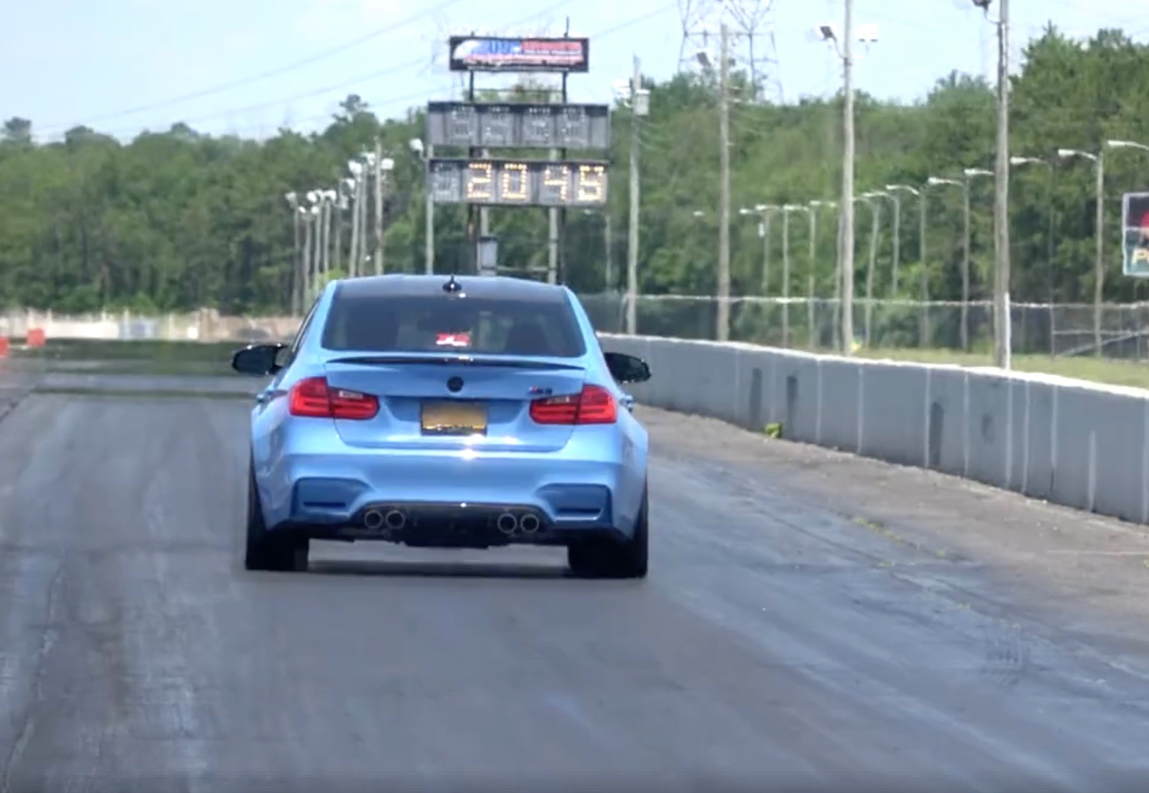 BMW M3 F80 sets world record quarter mile (video)