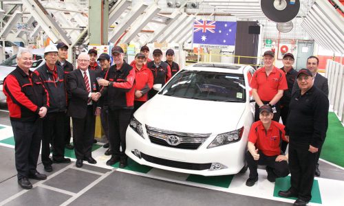 Last Toyota Aurion made in Australia rolls off production line