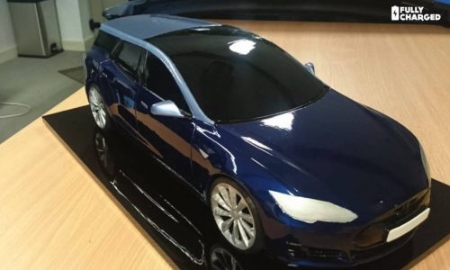 Special one-off Tesla Model S wagon being made