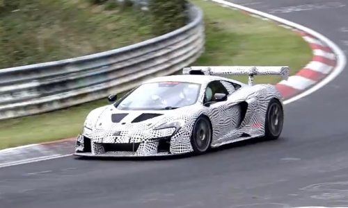 Racy McLaren prototype spotted at Nurburgring, foundations for new F1?