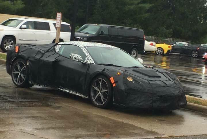 2019 Chevrolet C8 Corvette spotted, strongly hints mid-engine layout