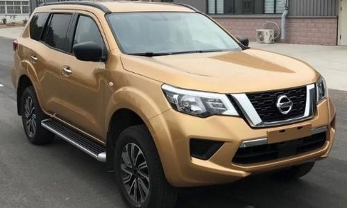 Nissan Navara-based Terra 7-seat SUV spotted