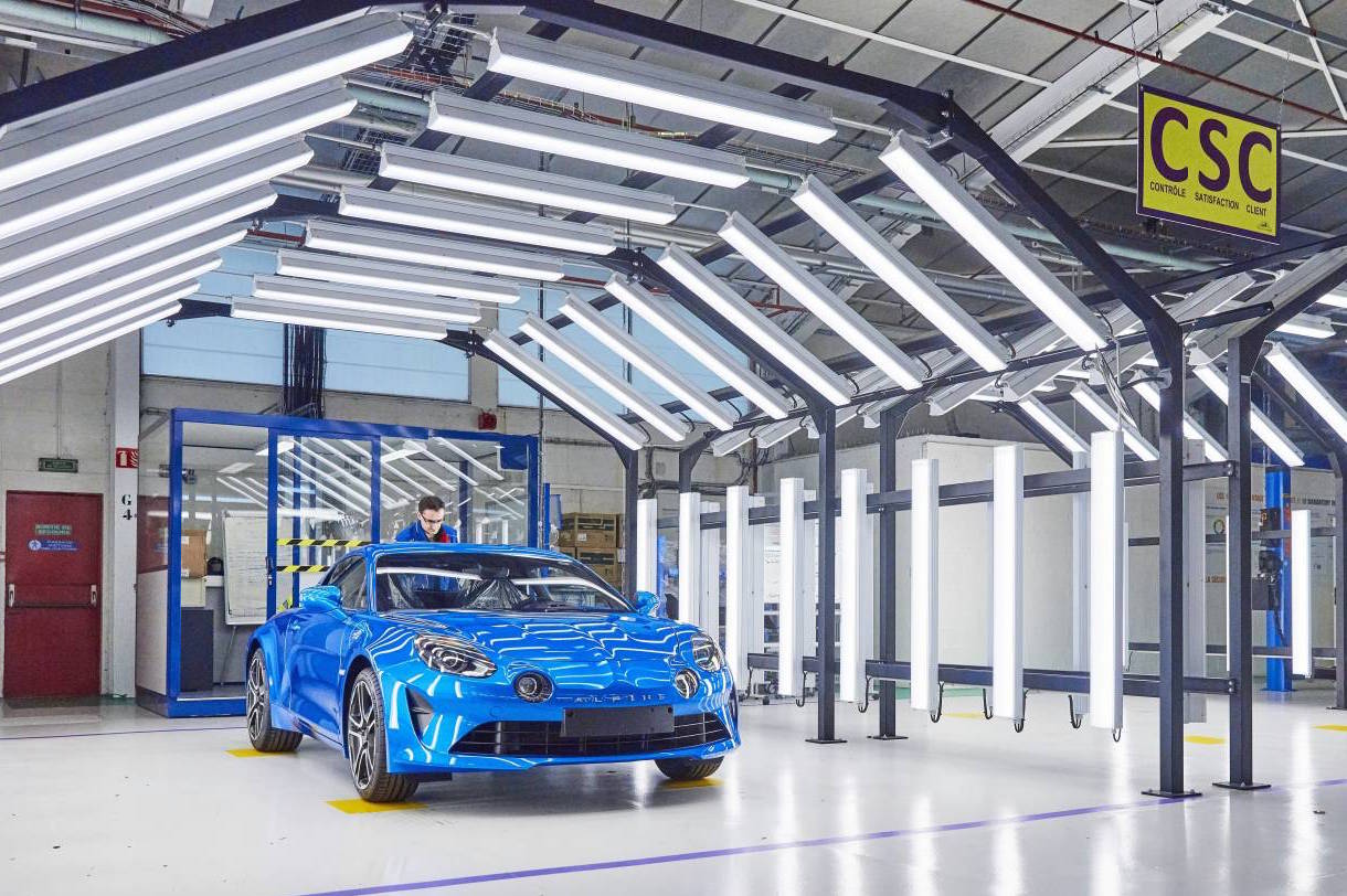 New Alpine A110 production commences at historic facility