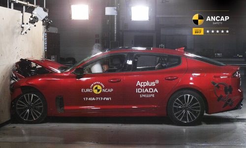 Kia Stinger scores 3- and 5-star ANCAP safety rating