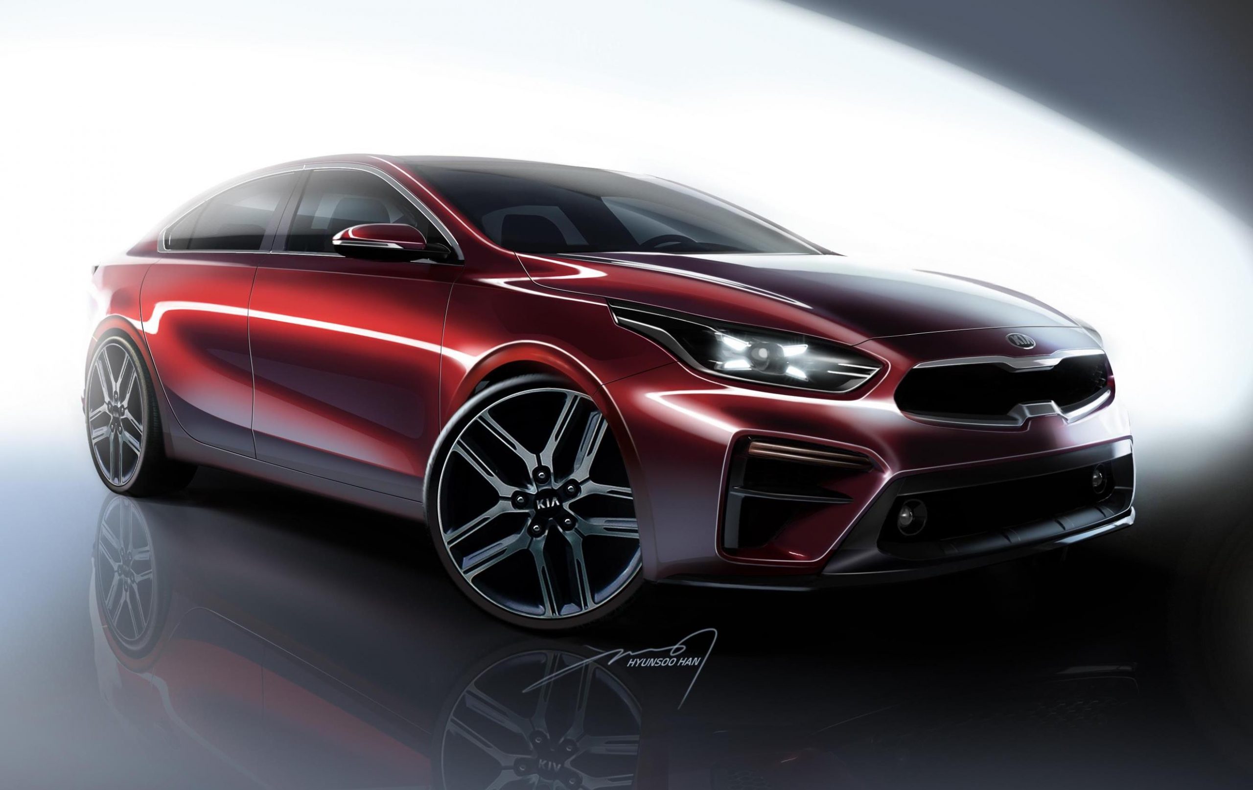 2018 Kia Cerato looks flash in official renderings